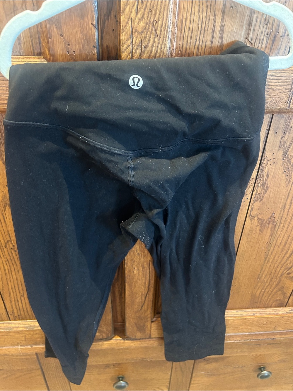 lululemon athletica Girls' Black Capri Leggings